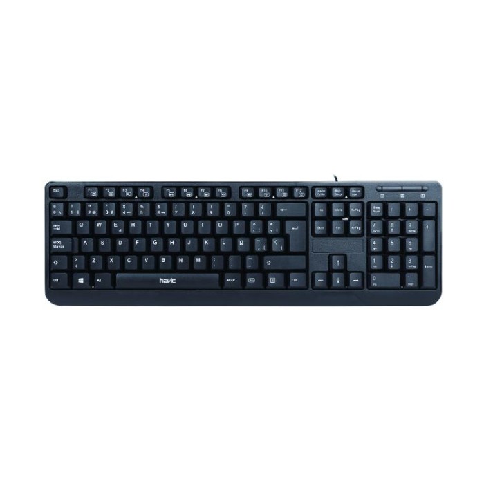 купить купить Дротова клавіатура HAVIT HV-KB378 USB Black  