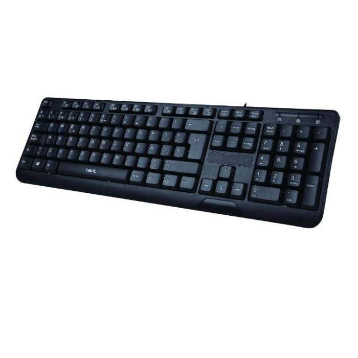 купить купить Дротова клавіатура HAVIT HV-KB378 USB Black  