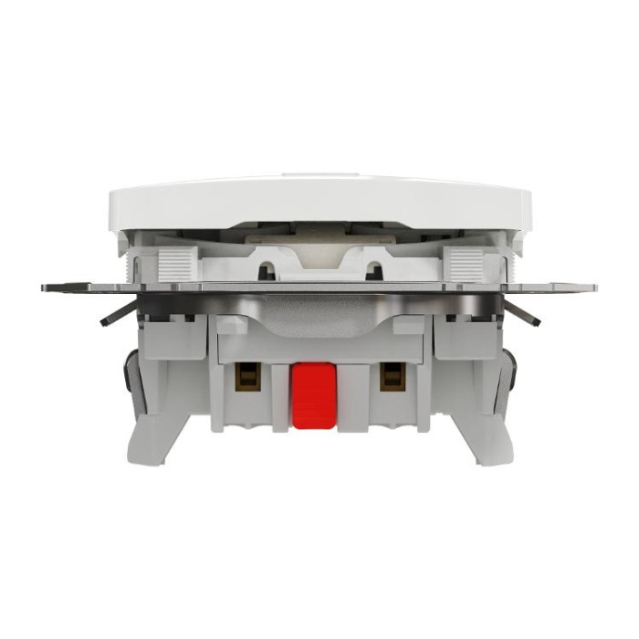 Одноклавішний перехресний перемикач з підсвіткою Sedna Design, білий Schneider Electric