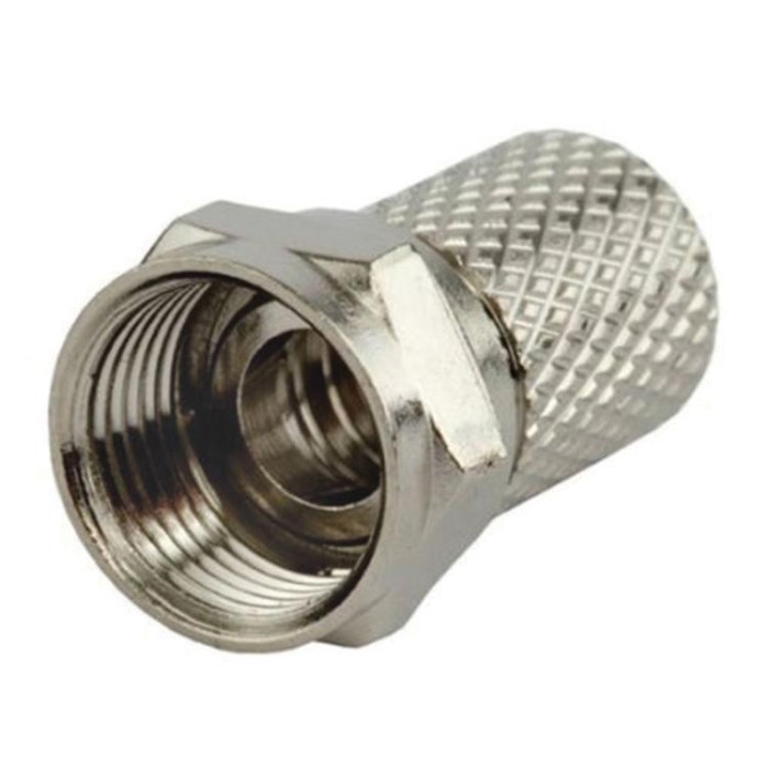 Роз'єм F RG-6 оцинкований  &amp;quot;СВІТ-БУД електро&amp;quot;