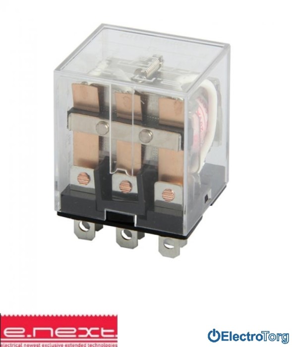 купить купить Реле промежуточное e.control.p1035, 10А, 110В AC, на 3 группы контактов, катушка E.NEXT(Енекст)  