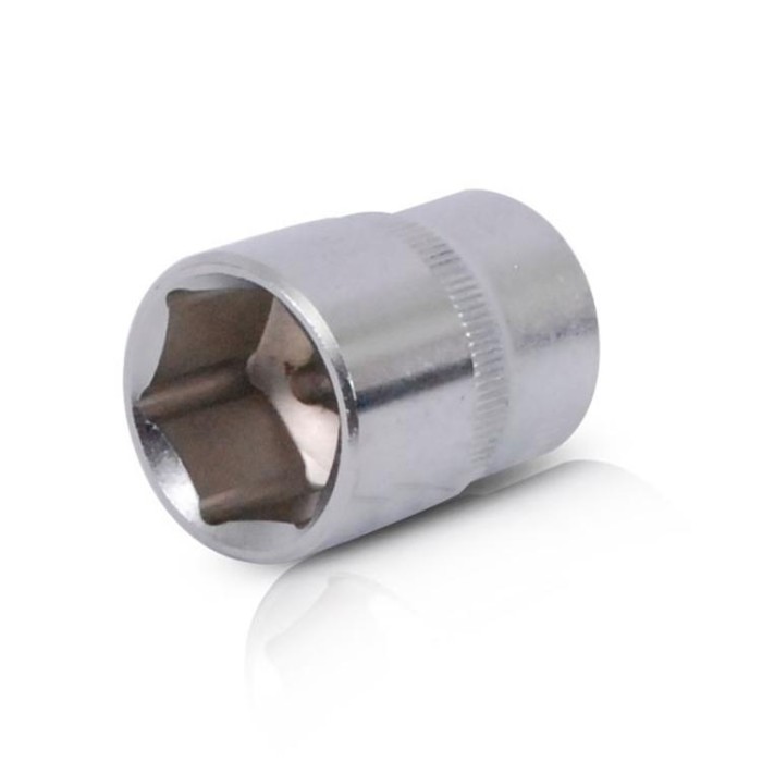 купить купить Головка шестигранная 1/2&quot;, 22x38 мм, хром-ванадий INTERTOOL ET-0022  