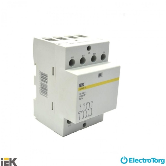 купить купить Контактор модульный КМ40-40 AC/DC ИЭК (IEK)  