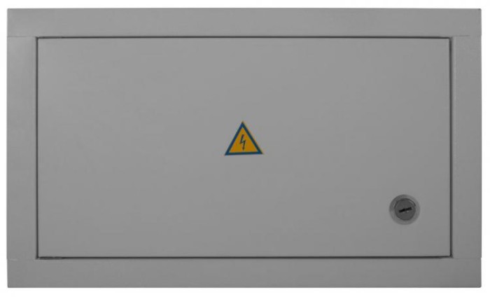 Шкаф e.mbox.stand.w.15.z под 15 мод., встраиваемый, с замком e-next