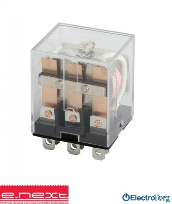 купить купить Реле промежуточное e.control.p1036, 10А, 230В AC, на 3 группы контактов, катушка E.NEXT(Енекст)  