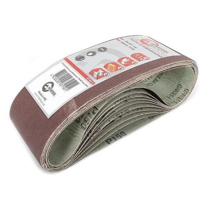 купить купить Лента шлифовальная 75x457 мм, зерно 150 уп.10 шт. INTERTOOL BT-0315  