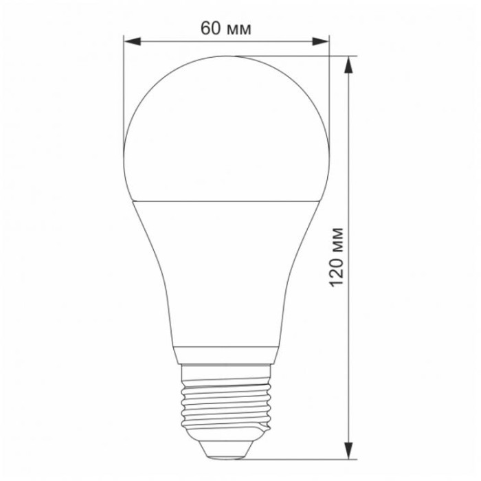 купить купить LED лампа A65e 15W E27 4100K VIDEX  