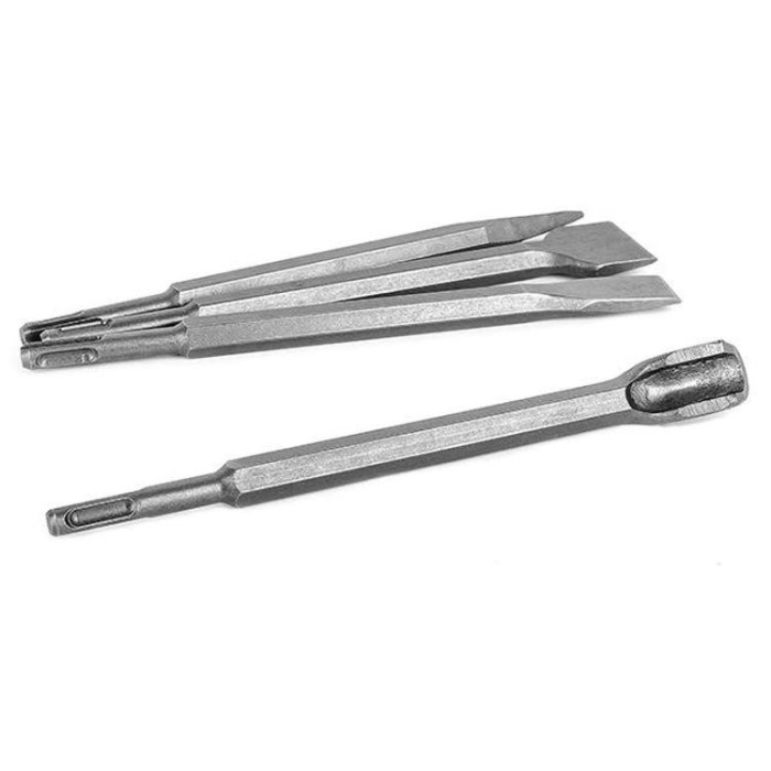 купить купить Набор зубил по камню 4шт хвостовик SDS INTERTOOL SD-0410  