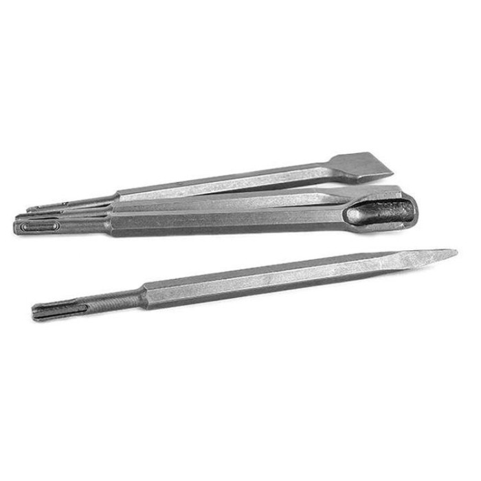 купить купить Набор зубил по камню 4шт хвостовик SDS INTERTOOL SD-0410  