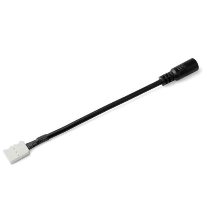 купить купить Коннектор для светодиодных лент OEM №13 8мм зажим - mini Jack &quot;мама&quot; через провод, 15см  