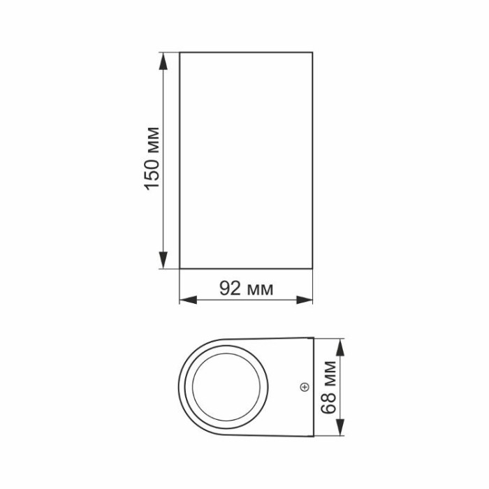 купить купить LED Світильник архітектурний AR032 IP54 VIDEX  6W 2700K  