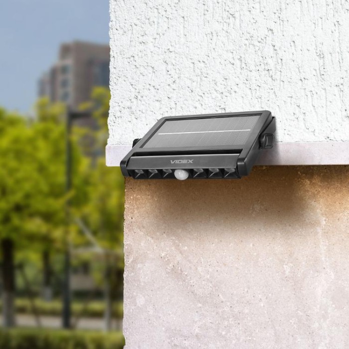 купить купить LED світильник автономний настінний IP54 VIDEX 600Lm 5000K Сенсорний  