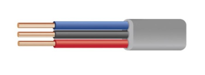 Кабель силовий ВВГп 3х2,5 (1м), &amp;quot;СВІТ-БУД електро&amp;quot;