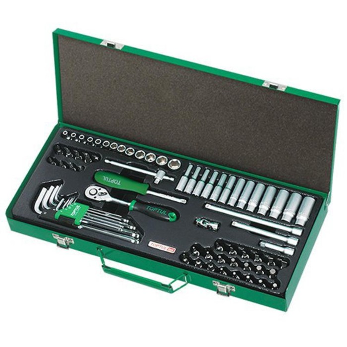 Профессиональный набор инструмента TOPTUL 1/4&amp;quot; 72ед. GCAD7202