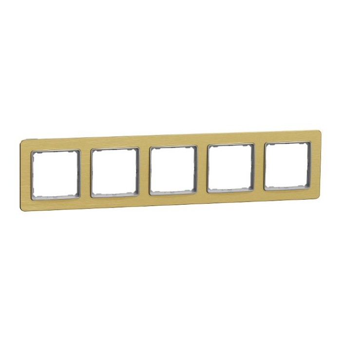 Рамка 5-постова  Матове золото Sedna Elements Schneider Electric