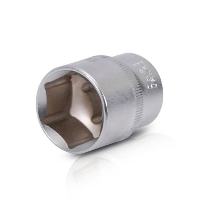 купить купить Головка шестигранная 1/2&quot;, 27x42 мм, хром-ванадий INTERTOOL ET-0027  