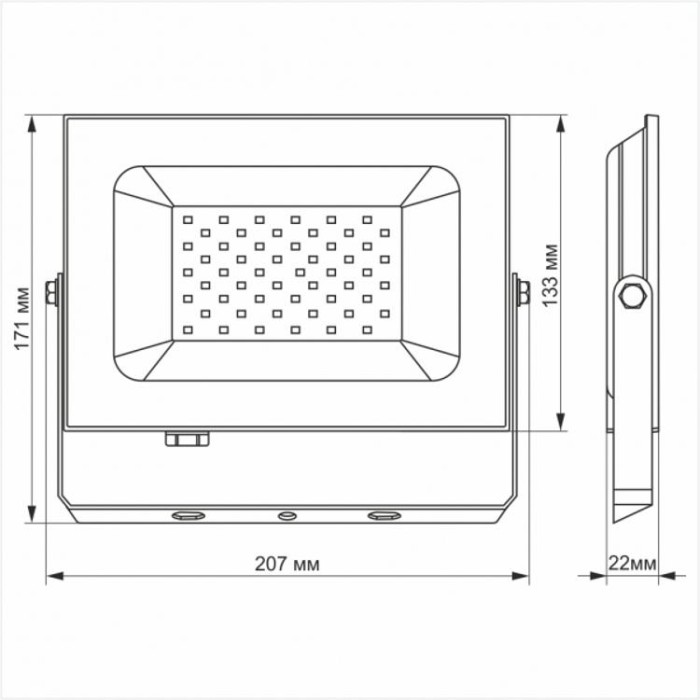 купить купить LED прожектор 50W 6000K TITANUM  