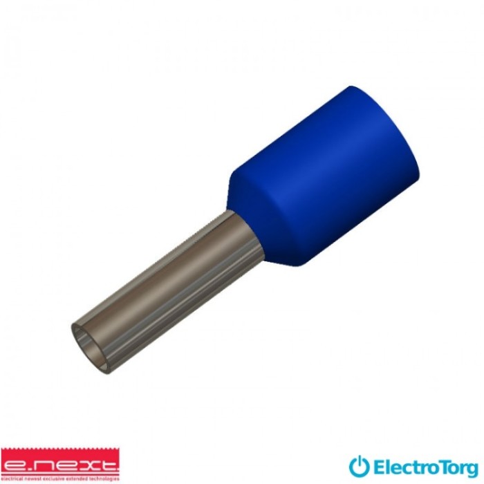 купить купить Изолированный наконечник втулочный e.terminal.stand.e0508.blue 0.5 кв.мм, синий E-NEXT  