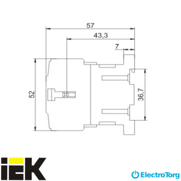 купить купить Миниконтактор МКИ-10911 9А 230В/АС3 1р (НЗ) ИЭК  