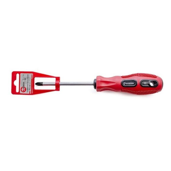 купить купить Отвертка крестовая PH2x100 мм. INTERTOOL VT-3143  
