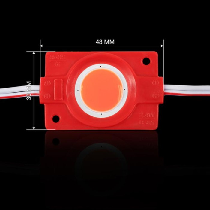 купить купить Светодиодный модуль BRT COB 2.4W круглый RED, 12В, IP65 красный  