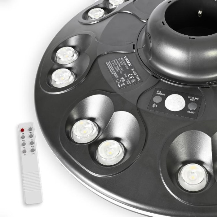 купить купить LED світильник автономний парковий IP54 VIDEX 1400Lm Сенсорний  