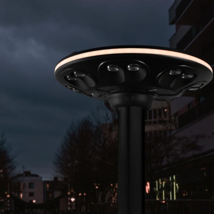 купить купить LED світильник автономний парковий IP54 VIDEX 1400Lm Сенсорний  