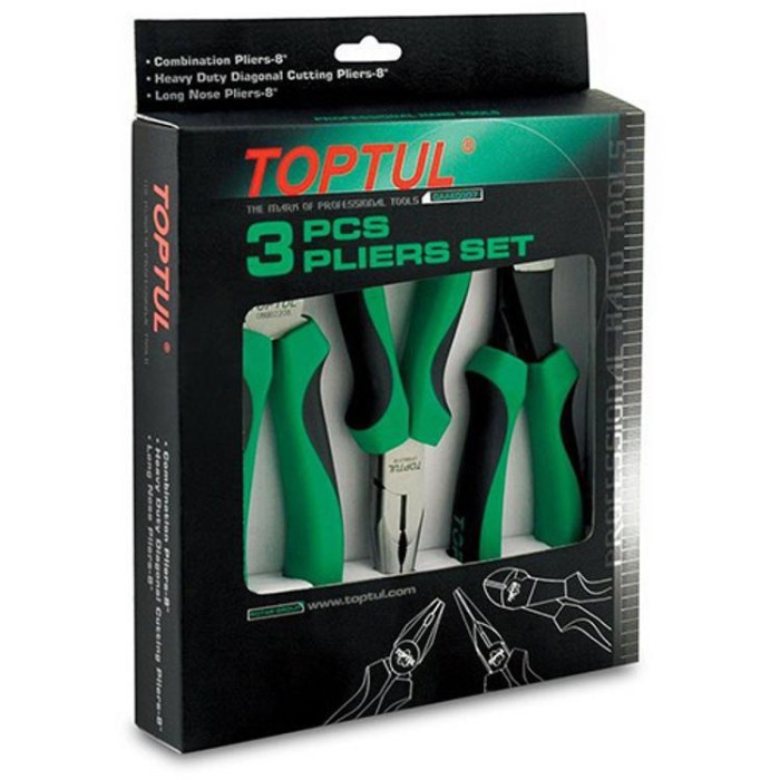 купить купить Набор шарнирно-губцевого инструмента TOPTUL 3ед. GAAE0307  
