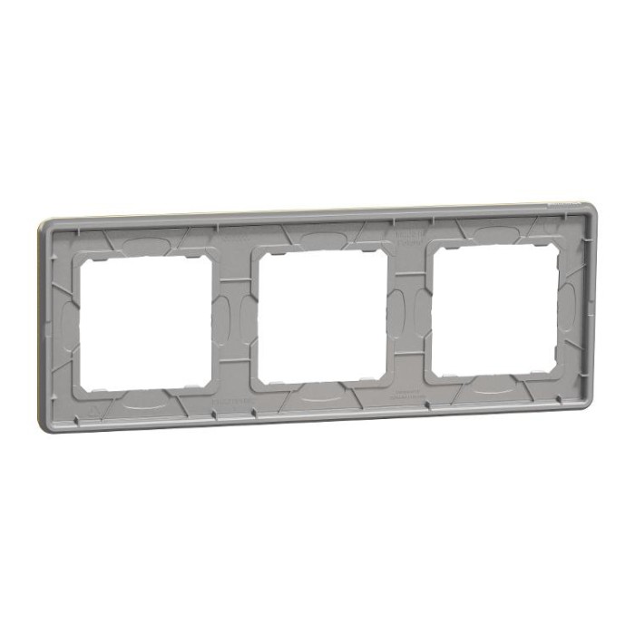 купить купить Рамка 3-постова  Матове золото Sedna Elements Schneider Electric  