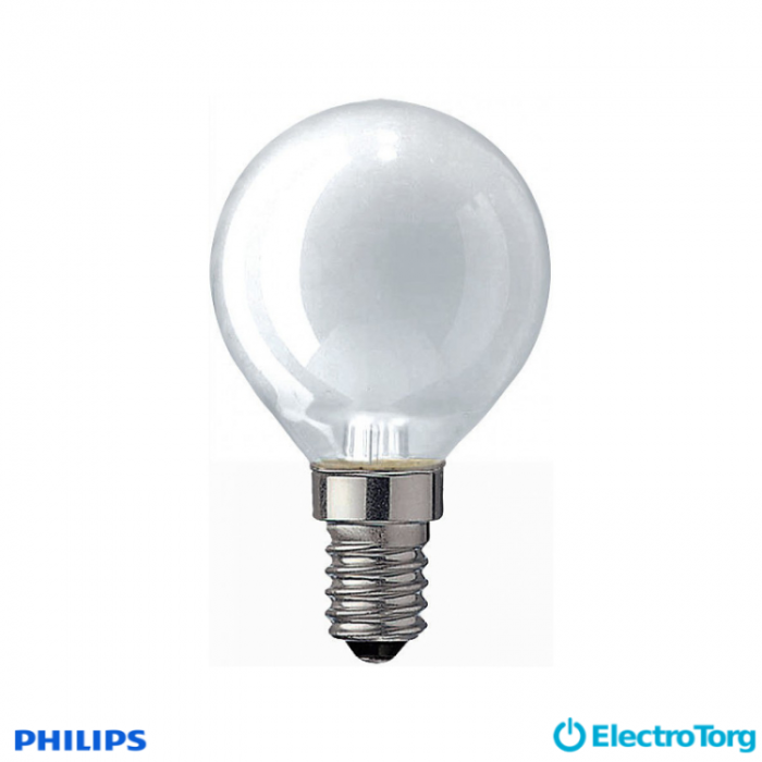купить купить Лампа накаливания Kryp 40W E14 230V P45 WH 1CT/10X10F Philips  