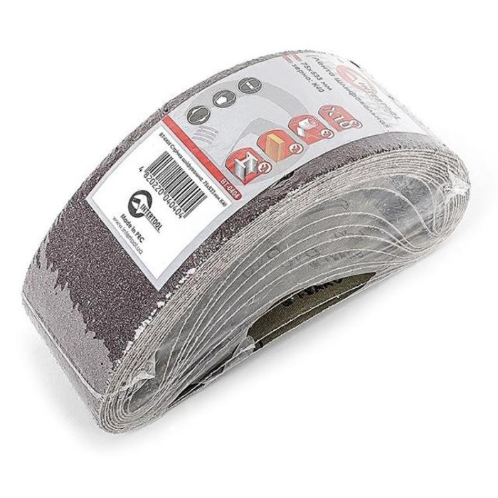 купить купить Лента шлифовальная 75x533 мм, зерно 40, уп. 10 шт. INTERTOOL BT-0404  