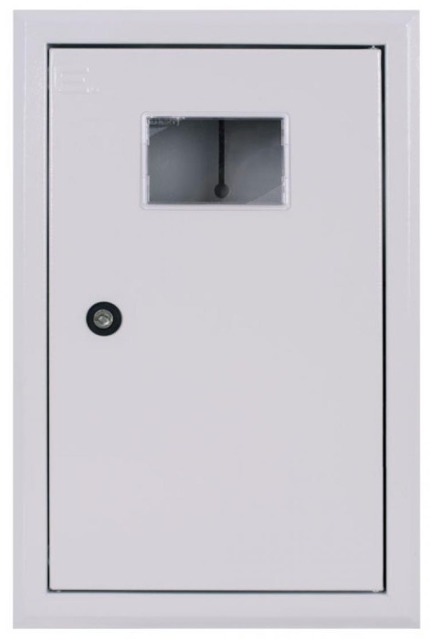 Корпус обліку металевий e.mbox.pro.w.f1.12 IP31 вбудований під 1ф лічильник, 12 модулів E.NEXT