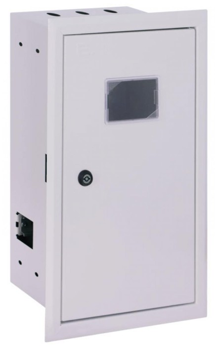 Корпус обліку металевий e.mbox.pro.w.f1.12 IP31 вбудований під 1ф лічильник, 12 модулів E.NEXT
