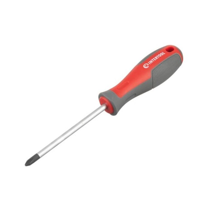 купить купить Отвертка крестовая PH2*100 мм, CR-V INTERTOOL VT-3320  