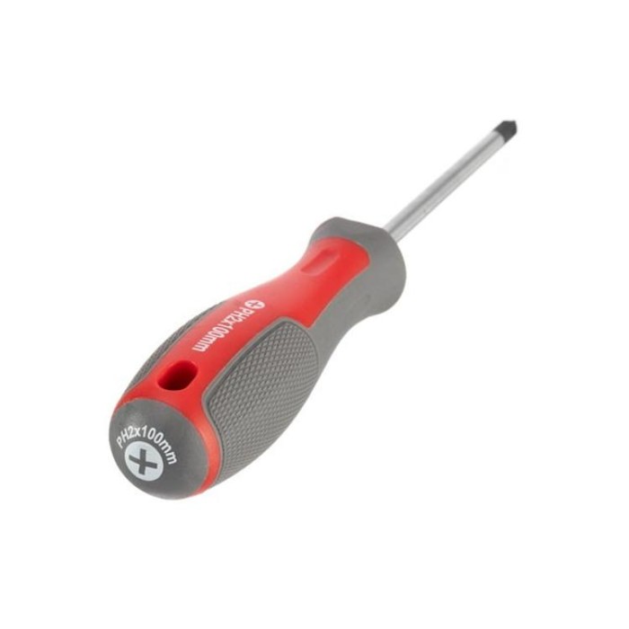 купить купить Отвертка крестовая PH2*100 мм, CR-V INTERTOOL VT-3320  