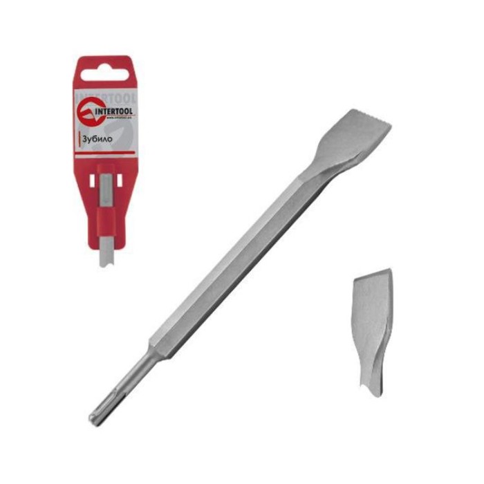 купить купить Зубило по камню SDS 25мм, 280x17мм INTERTOOL SD-0412  