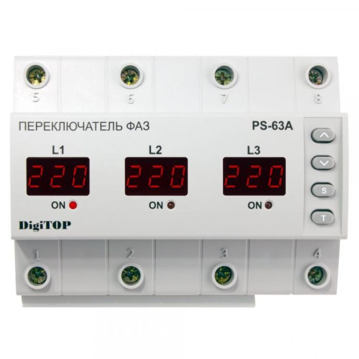купить купить Переключатель фаз DigiTOP PS-63A  