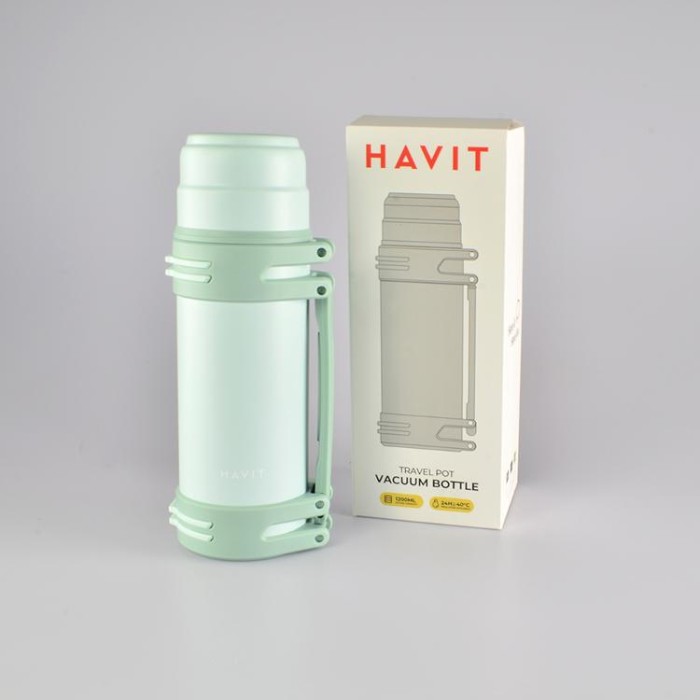 купить купить Термос HAVIT HV-TM008 1200ml Green  