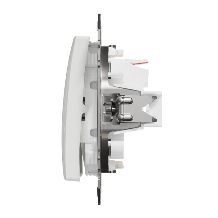 купить купить Двоклавішний вимикач з підсвіткою Білий Sedna Design Schneider Electric  