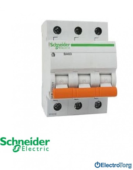 купить купить Автоматический выключатель ВА63 3P 6A C Домовой (Domae) Schneider Electric (Шнайдер Электрик)  