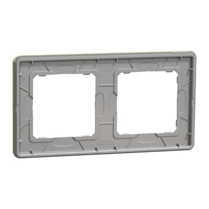 Рамка 2-постова  Матове золото Sedna Elements Schneider Electric