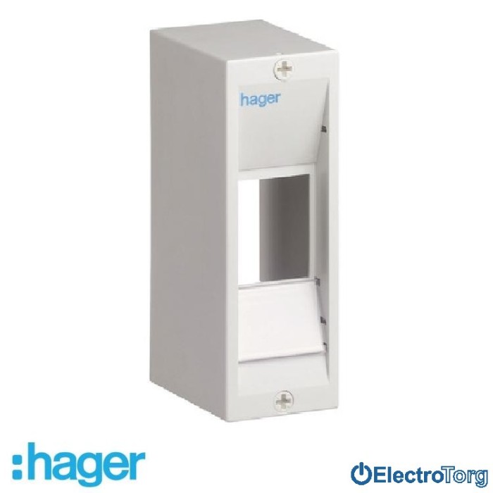 купить купить Щит распределительный  на 2 модуля, з/у, 30V   Hager  