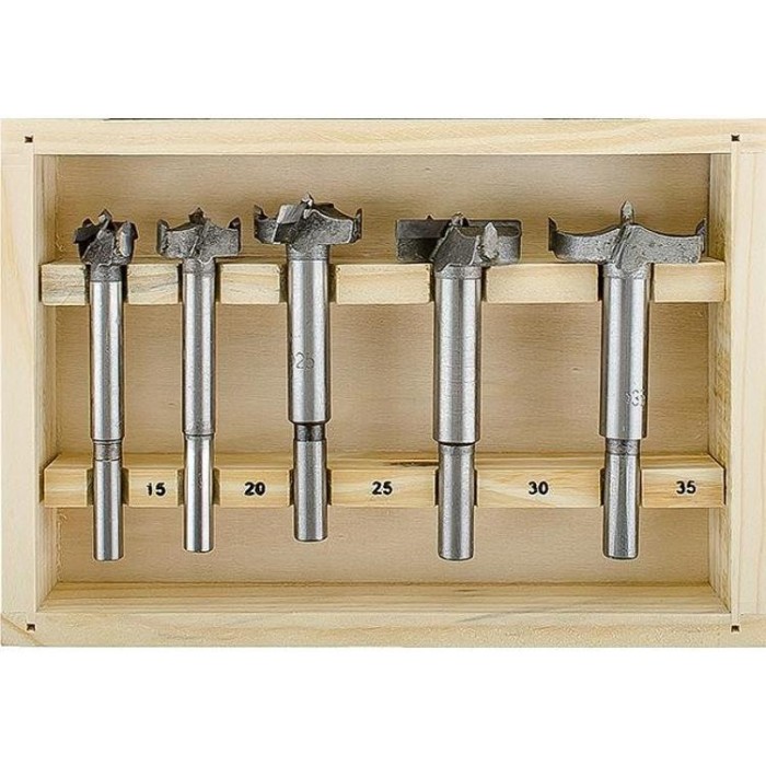 купить купить Набор фрез Форстнера, 5 шт. INTERTOOL HT-0074  