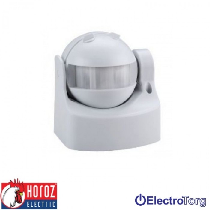 купить купить Датчик движения серии “LINEA” 180º белого и черного цвета Horoz Electric  