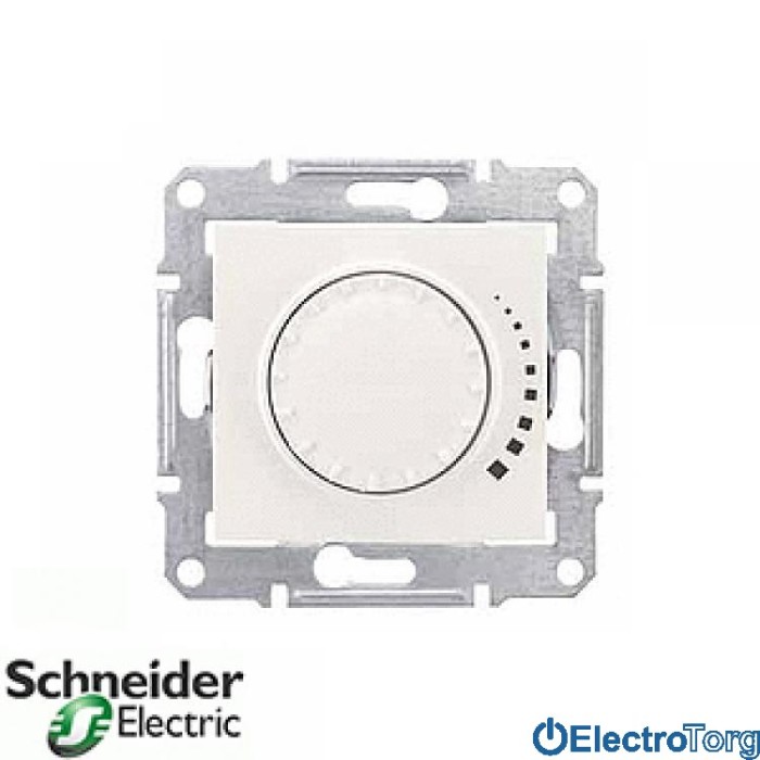 Диммер ёмкостный поворотный 325VA модуль слоновая кость Sedna Schneider Electric (Шнайдер Электрик)