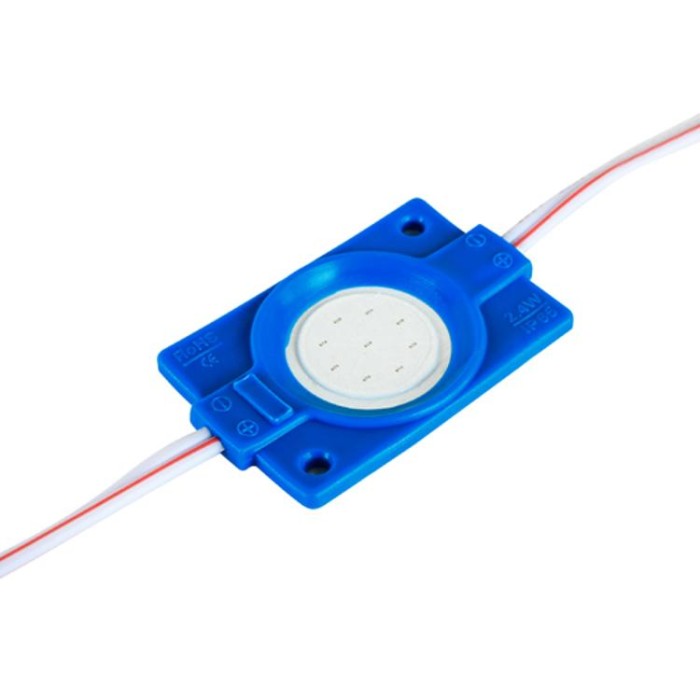 купить купить Светодиодный модуль BRT COB 2.4W круглый BLUE, 12В, IP65 синий  