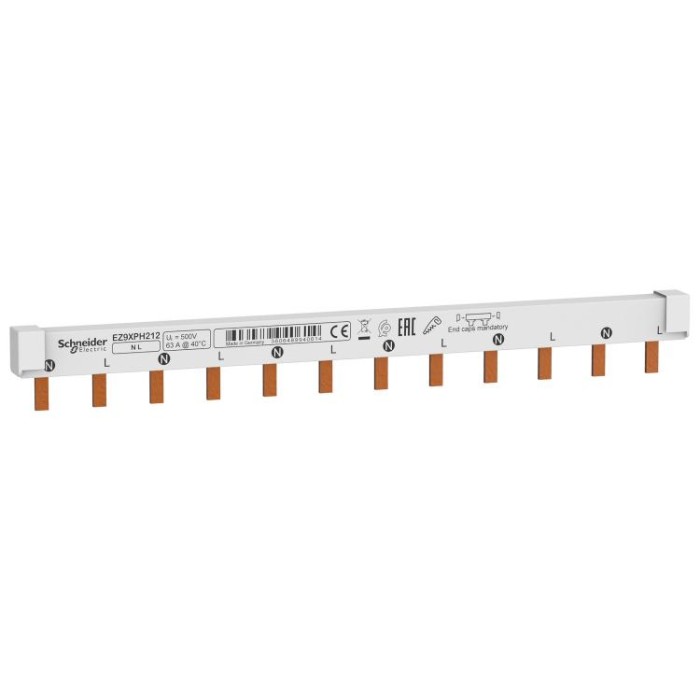 купить купить Гребенчатая шина 2P 63А 12 модулей Easy9 Schneider Electric  