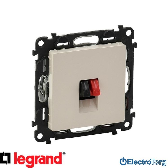 купить купить Механизм аудио розетки одинарной слоновая кость Valena LIFE Legrand  
