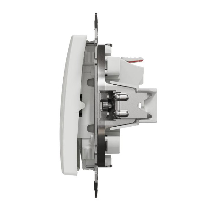 Двоклавішний вимикач Білий Sedna Design Schneider Electric