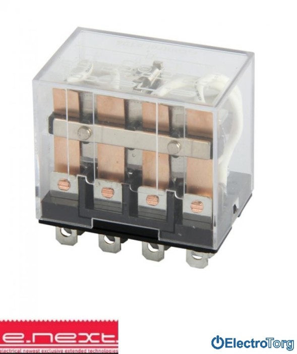 купить купить Реле промежуточное e.control.p1043, 10А, 24В DC, на 4 группы контактов, катушка E.NEXT(Енекст)  